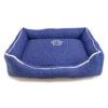Cama azul huella